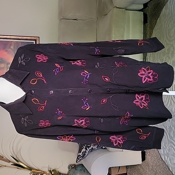 Koret Emroidered Shirt/Shacket - Picture 1 of 6